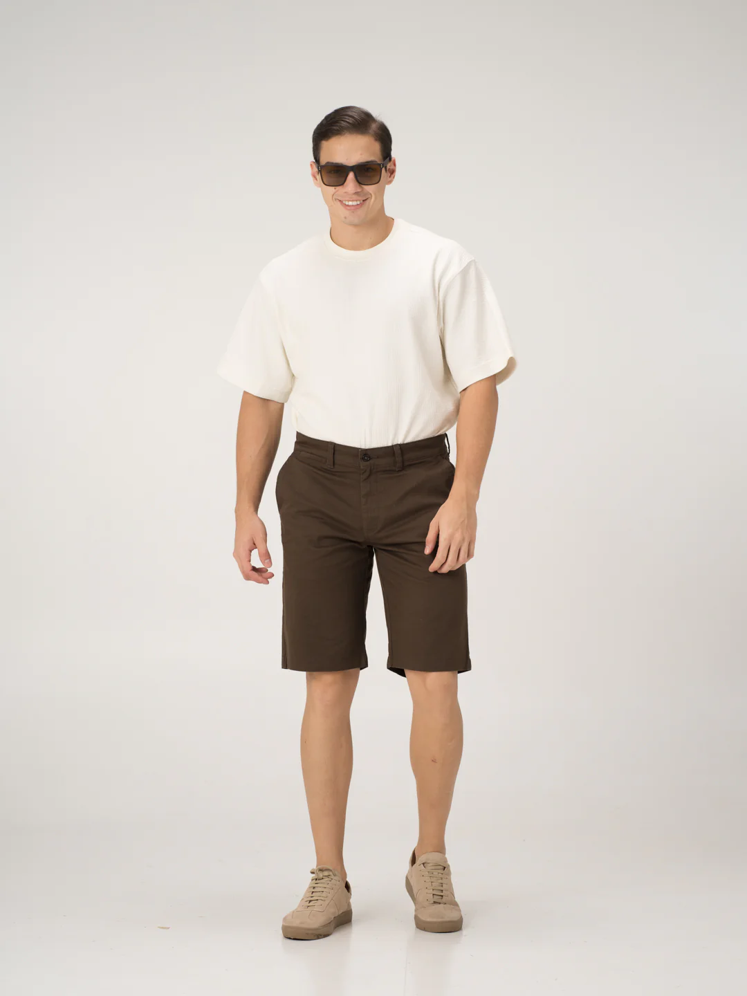 Acron Brown Chino Shorts - Image 3