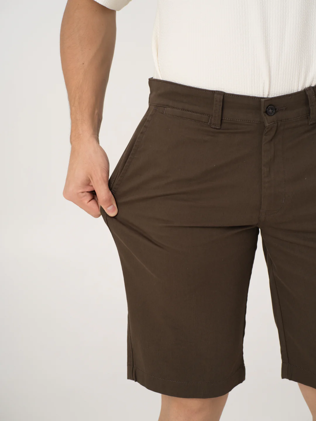 Acron Brown Chino Shorts - Image 4