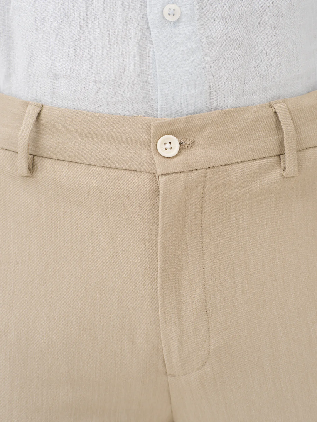 Maverick Khaki Twill Luxury Stretch Pants - Image 8