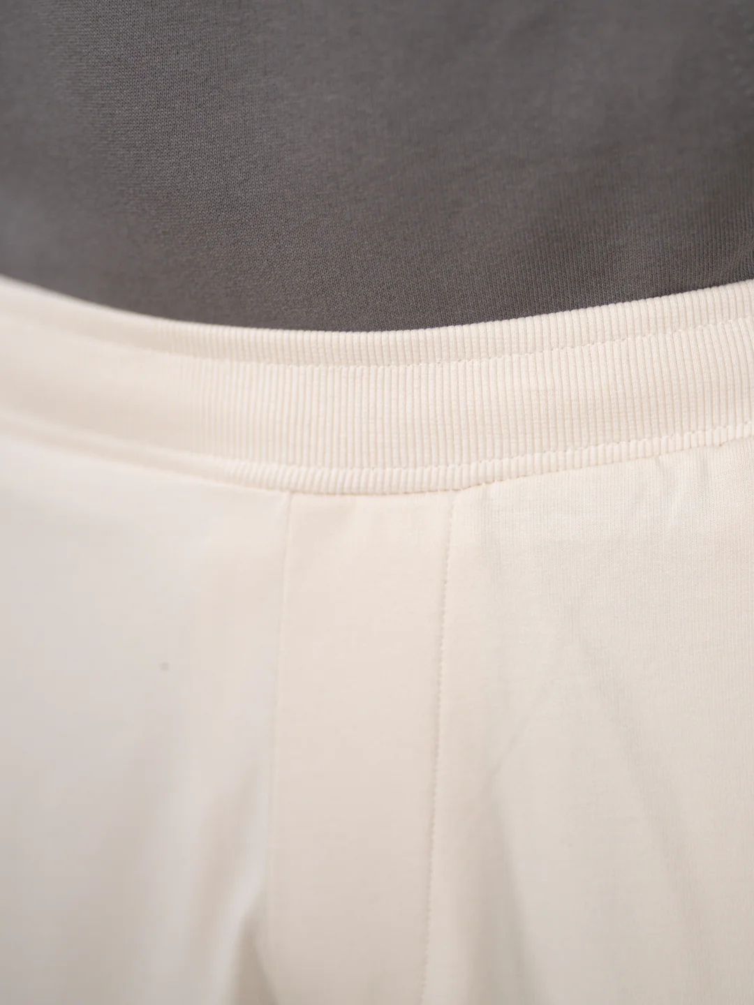 Atlas Cream Cotton Sweatpants - Image 9