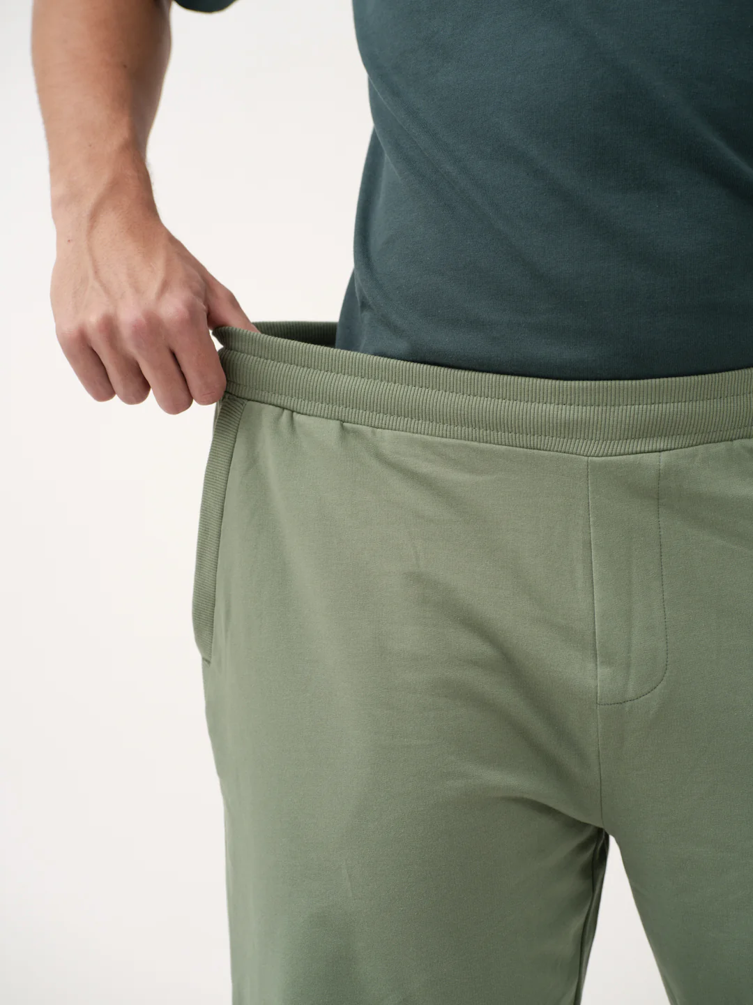 Backpacker Green Cotton Sweatpants - Image 4