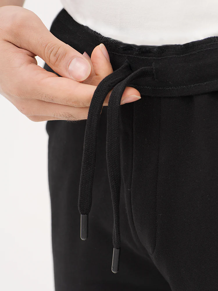 Bonfire Black Relaxed Fit Sweatshorts - Image 6