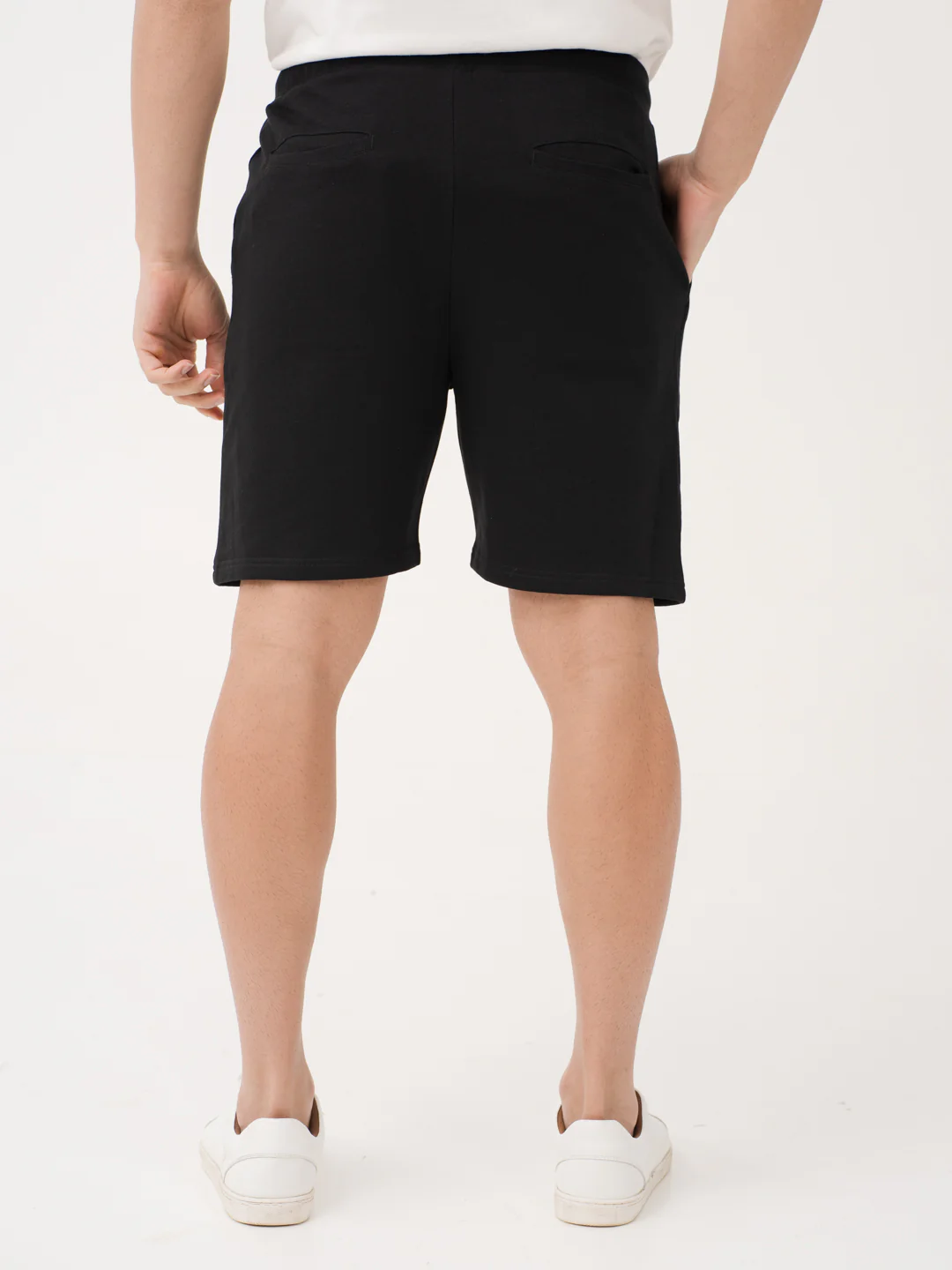 Bonfire Black Relaxed Fit Sweatshorts - Image 7