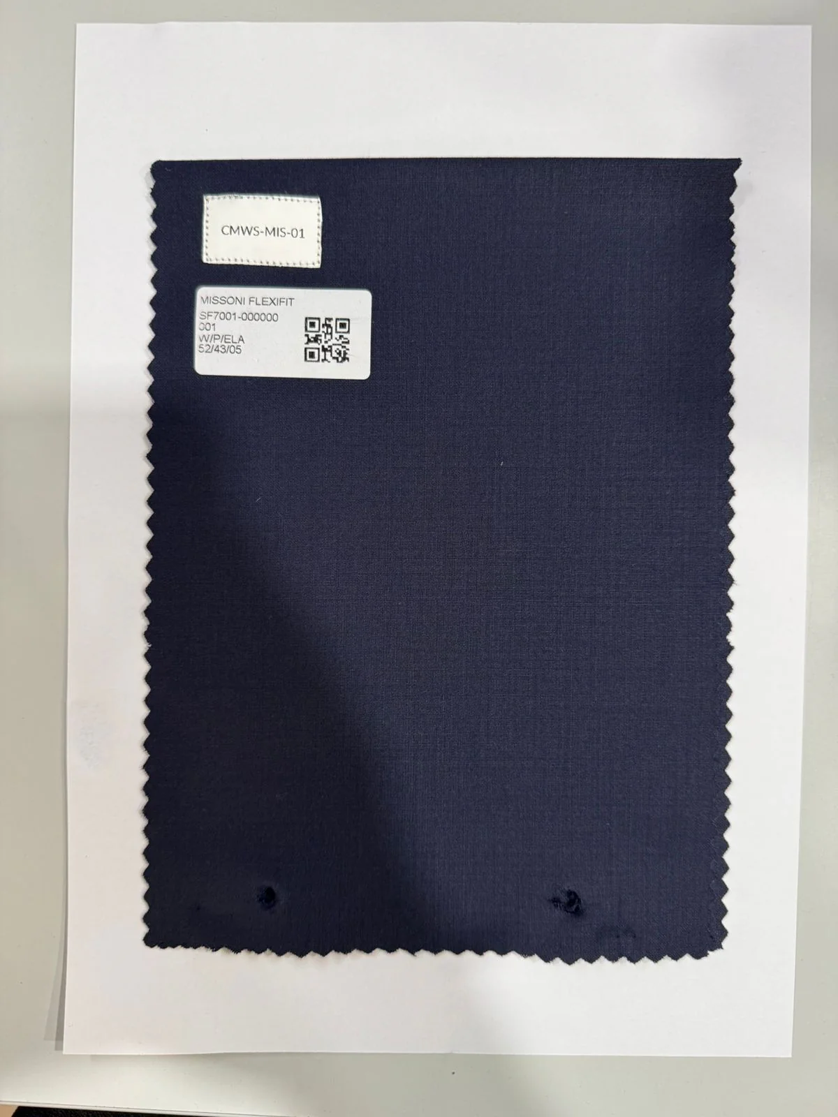 Chairman's Navy Missoni Wool Pant