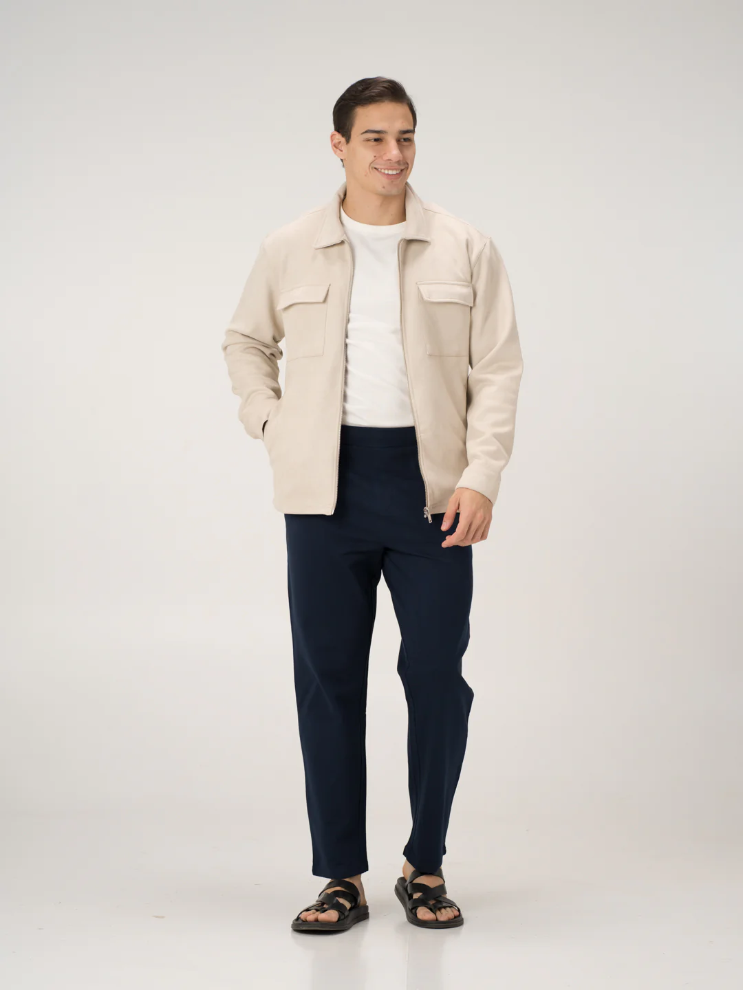 Cosmic Navy Cotton Sweatpants - Image 9