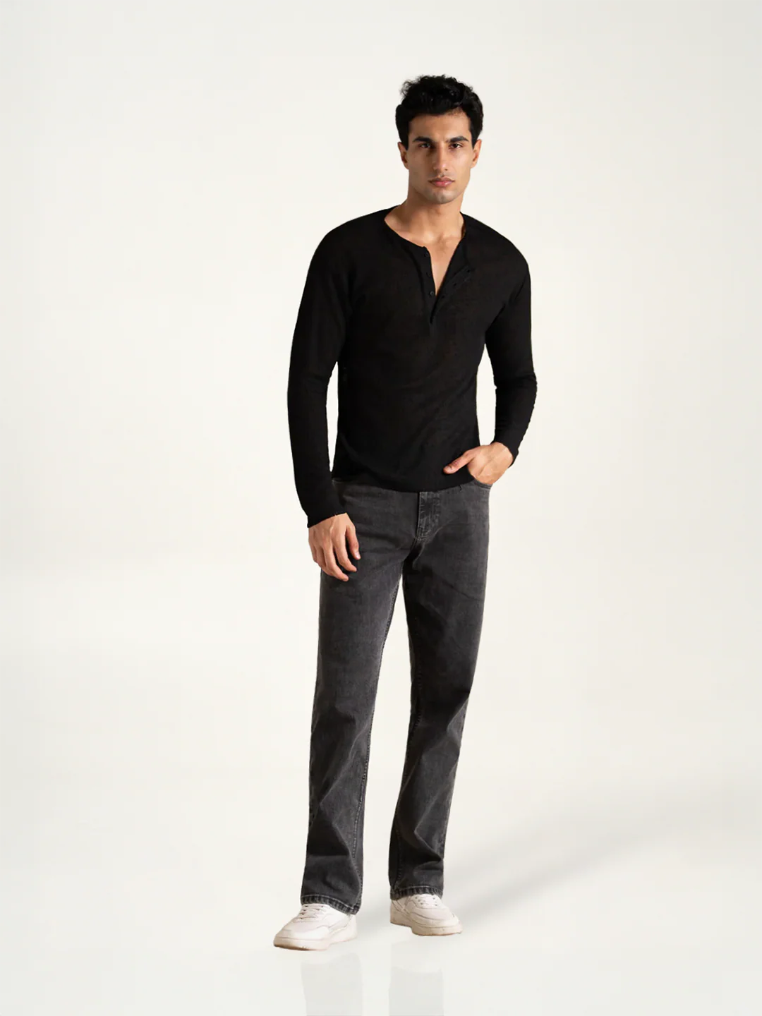 Cyclone Grey Cloud Wash Luxury Relaxed Fit Jeans
