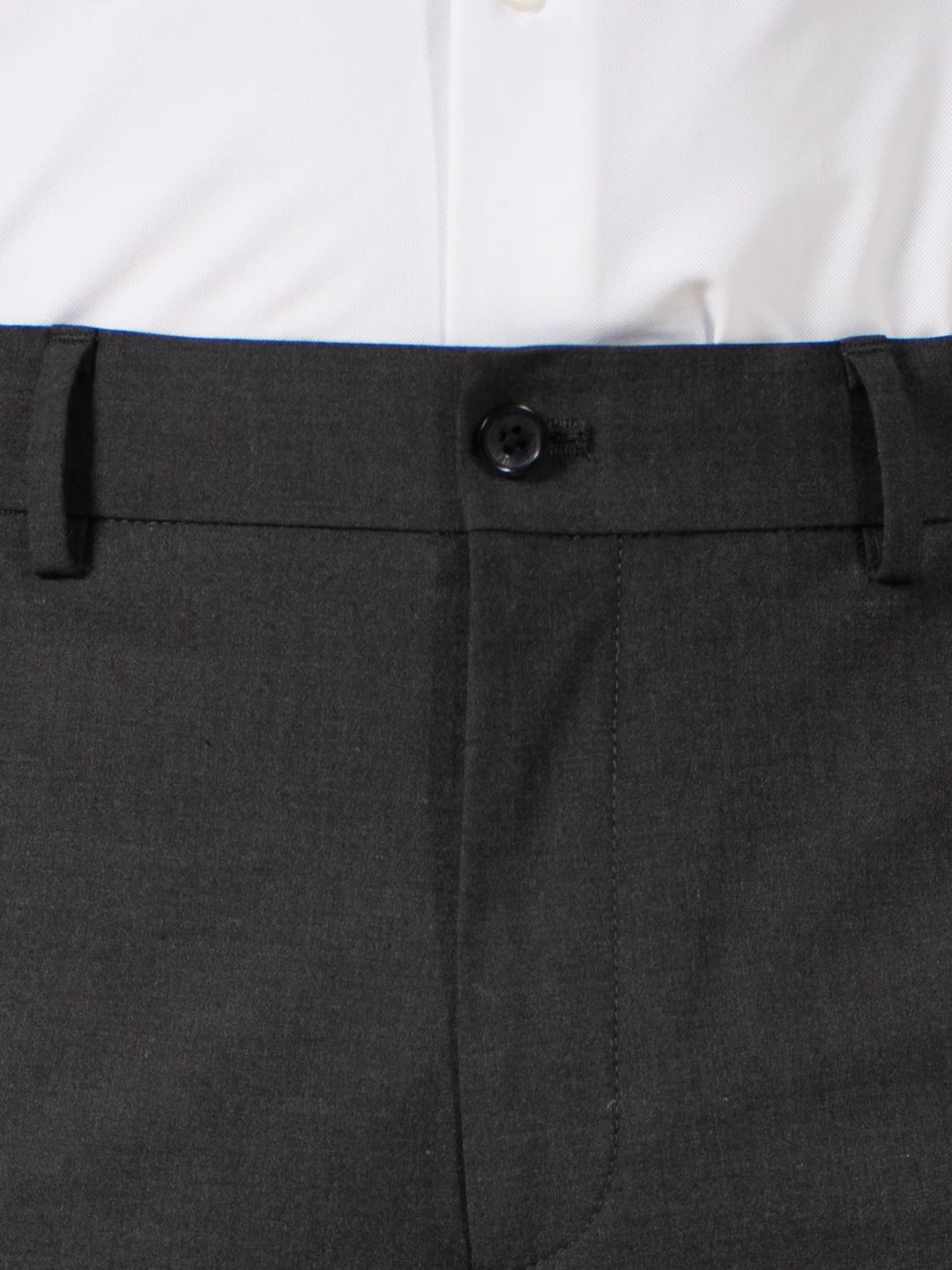Grand Grey Relaxed Fit Stretch Formal Pants - Image 11