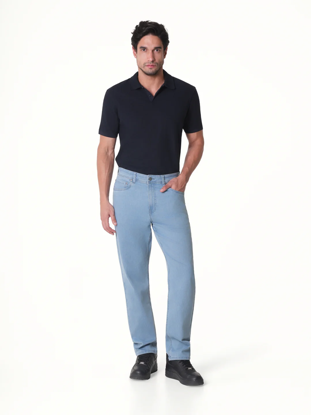 Halo Blue Relaxed Fit Jeans - Image 5