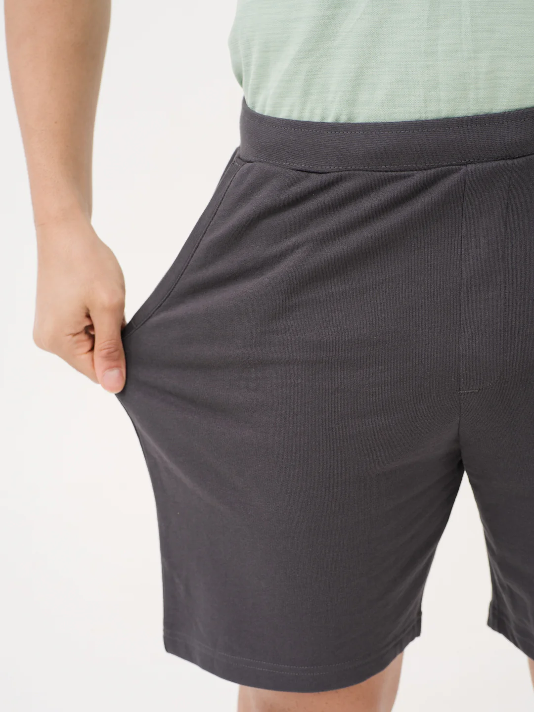 Hurricane Grey Relaxed Fit Sweatshorts - Image 4