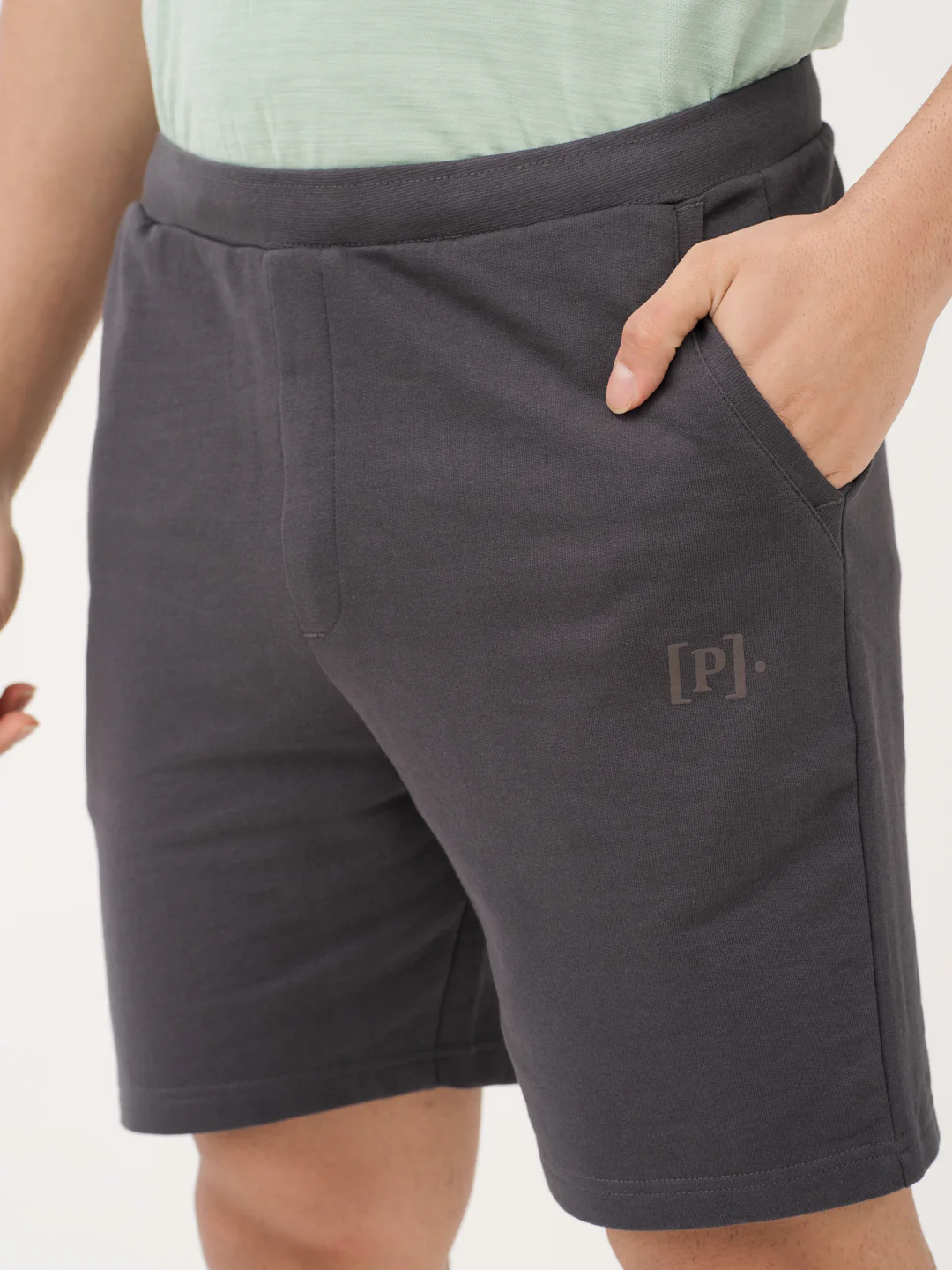 Hurricane Grey Relaxed Fit Sweatshorts - Image 9