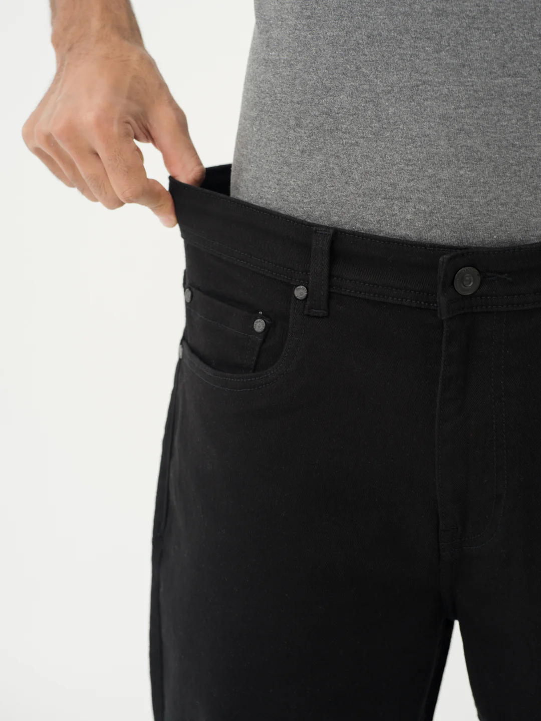 Inklock Black No Fade Jeans - Relaxed Fit - Image 6