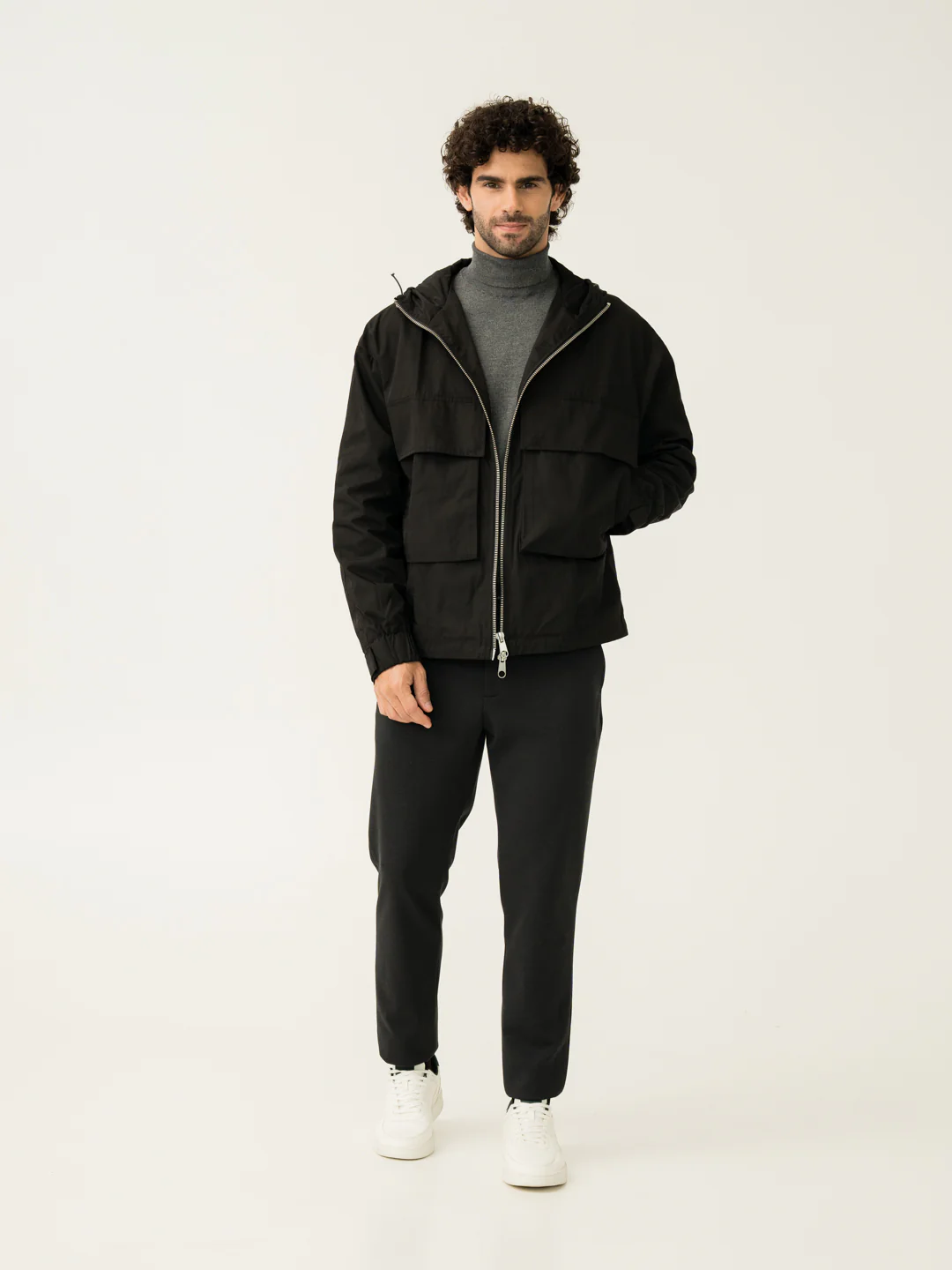 Iron Black Twill Structured Power-Stretch Pants - Image 10