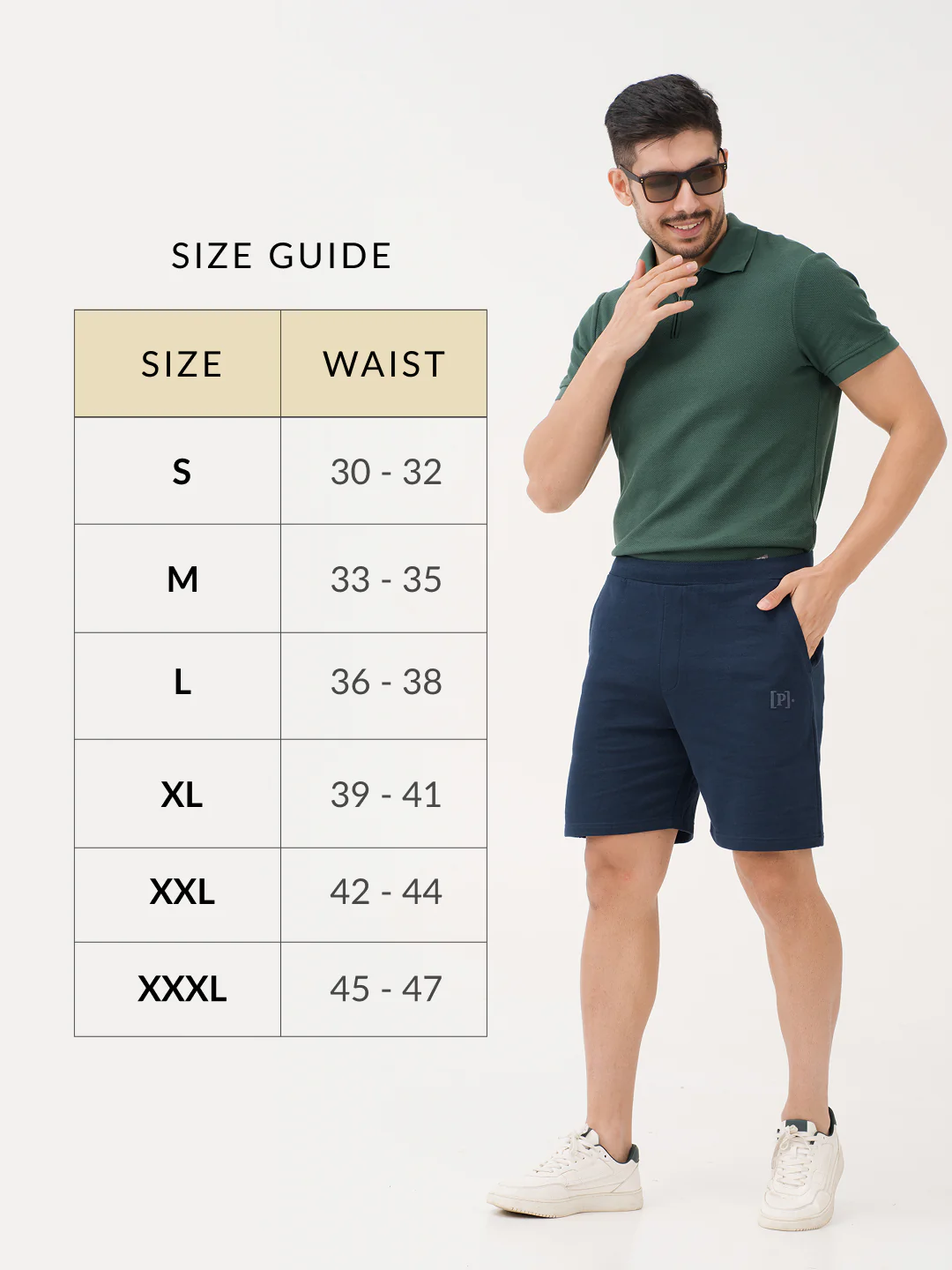 Jetstream Navy Relaxed Fit Sweatshorts - Image 3