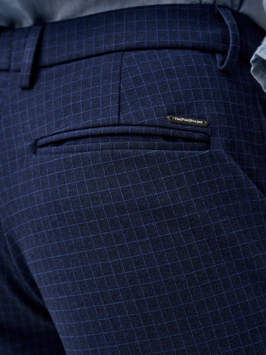 Metro Blue Checks Power-Stretch Pants - Image 7