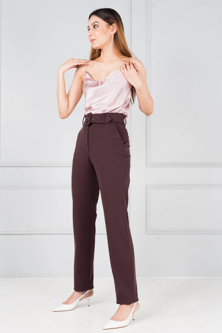 Plum Wine Power-Stretch Pants - Image 2