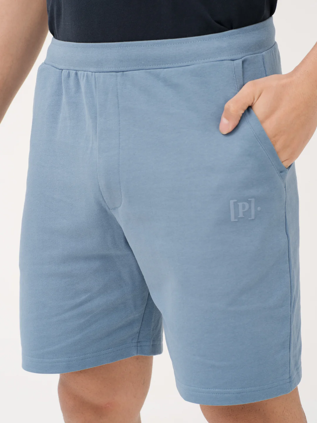 Poolside Blue Relaxed Fit Sweatshorts - Image 11