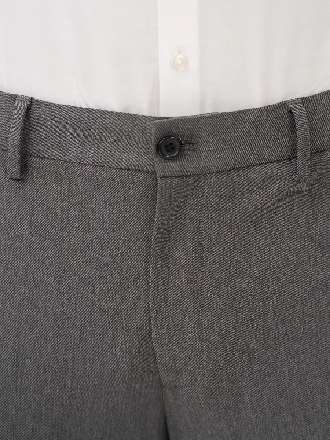 Thorne Grey Luxury Twill Relaxed Fit Stretch Formal Pants - Image 8