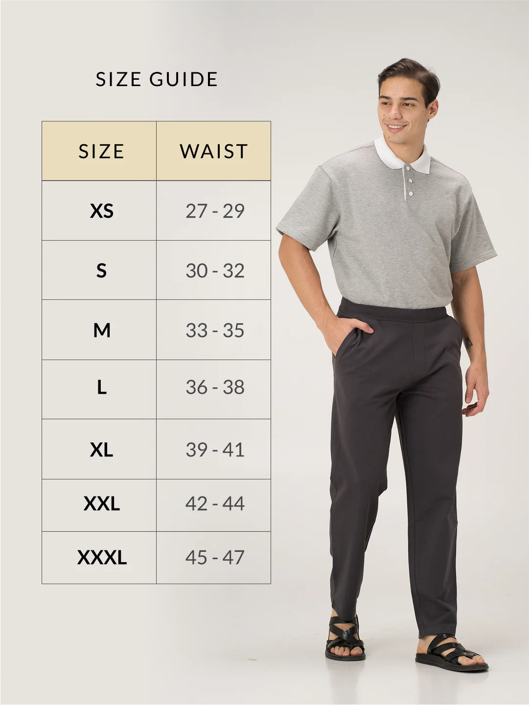 Thunderstorm Grey Cotton Sweatpants - Image 3