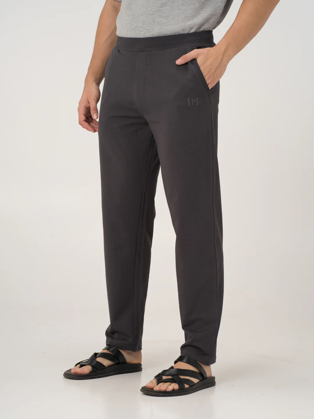 Thunderstorm Grey Cotton Sweatpants - Image 8