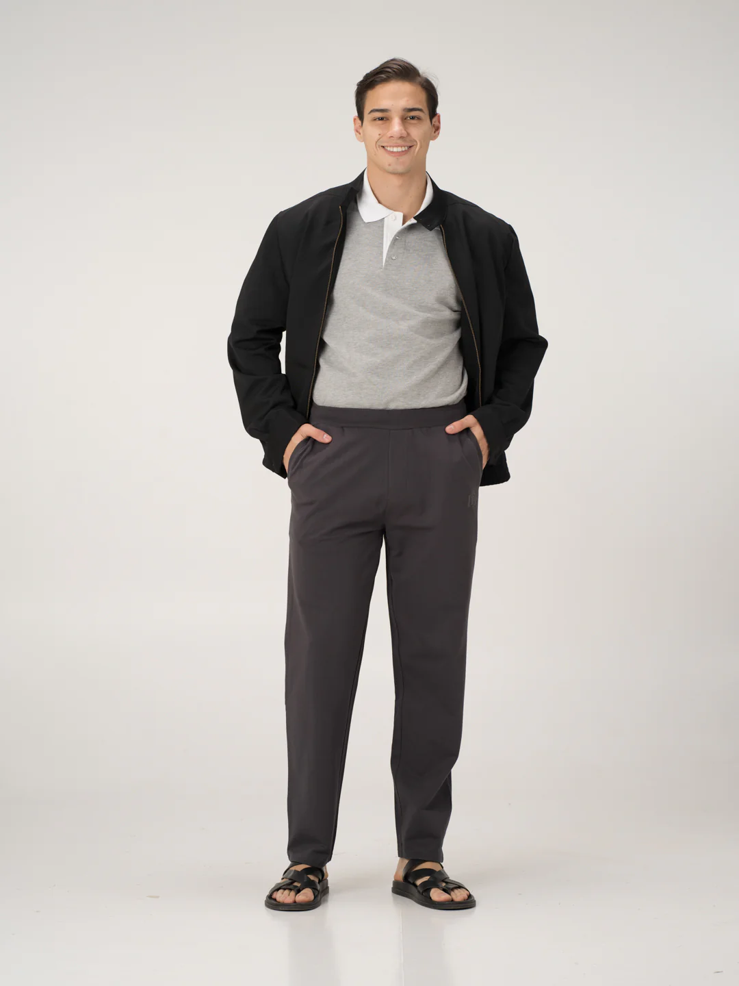 Thunderstorm Grey Cotton Sweatpants - Image 9