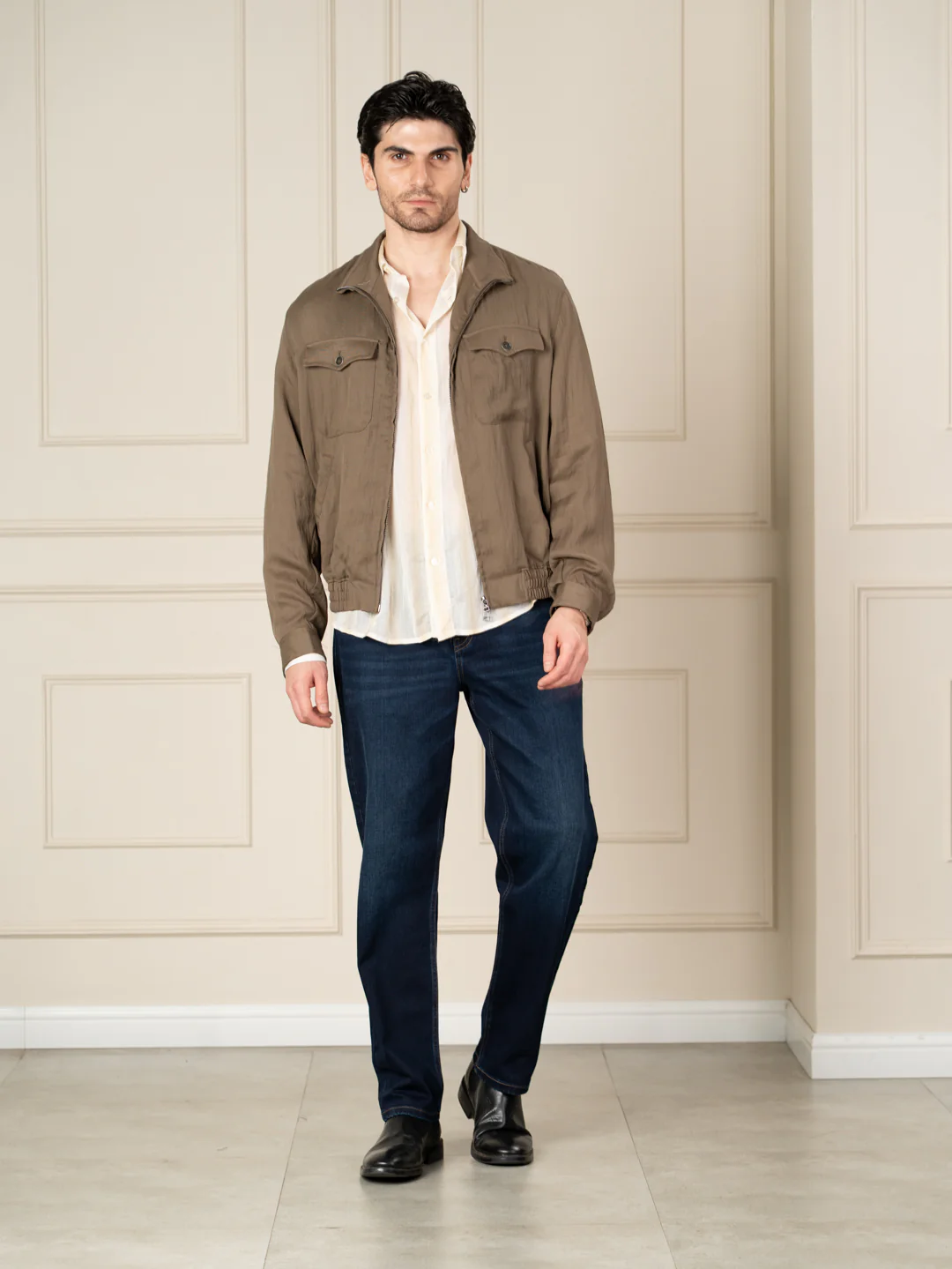 Venice Indigo Whiskered Relaxed Fit Jeans - Image 8