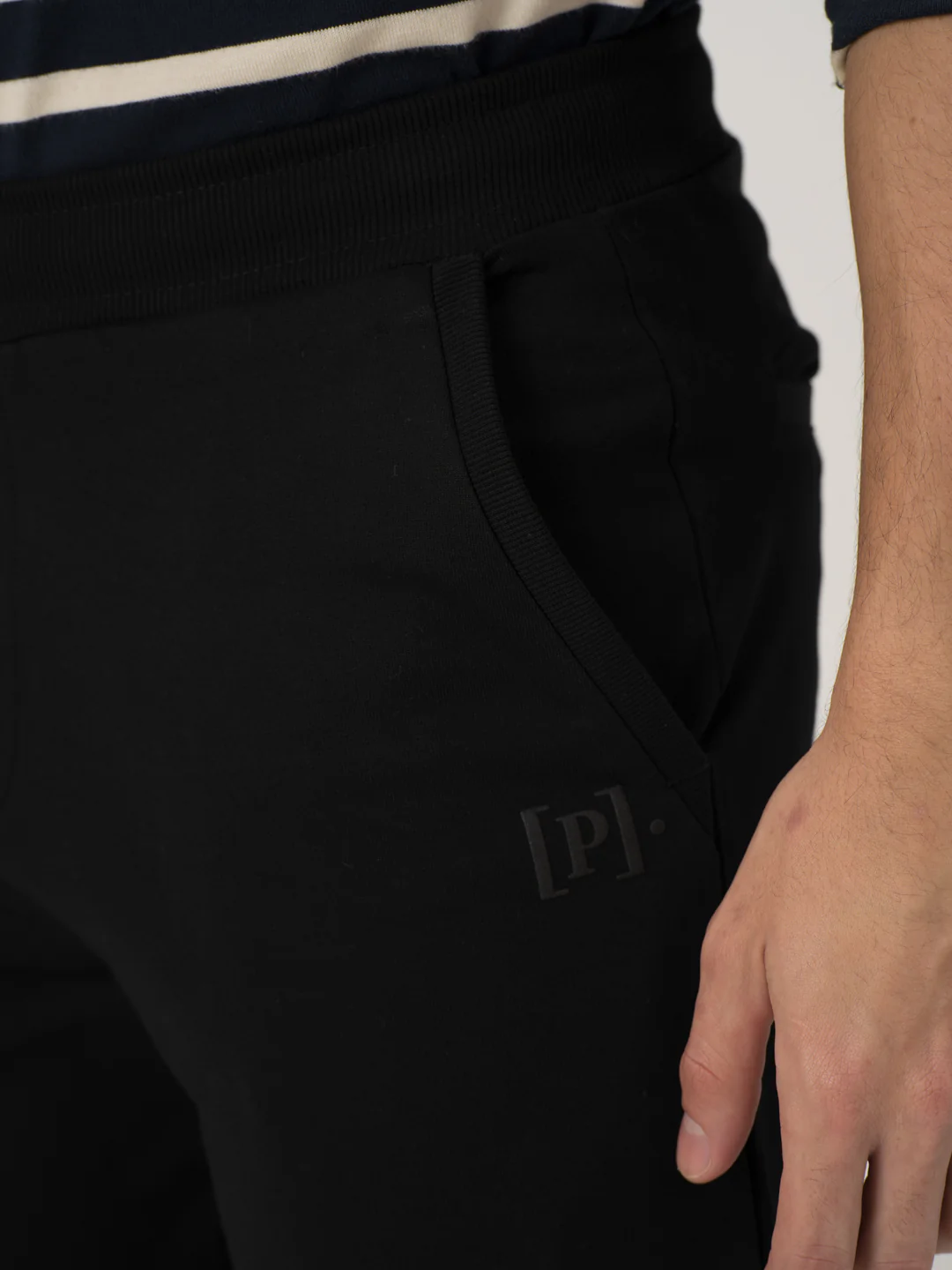 Vinyl Black Cotton Sweatpants - Image 10
