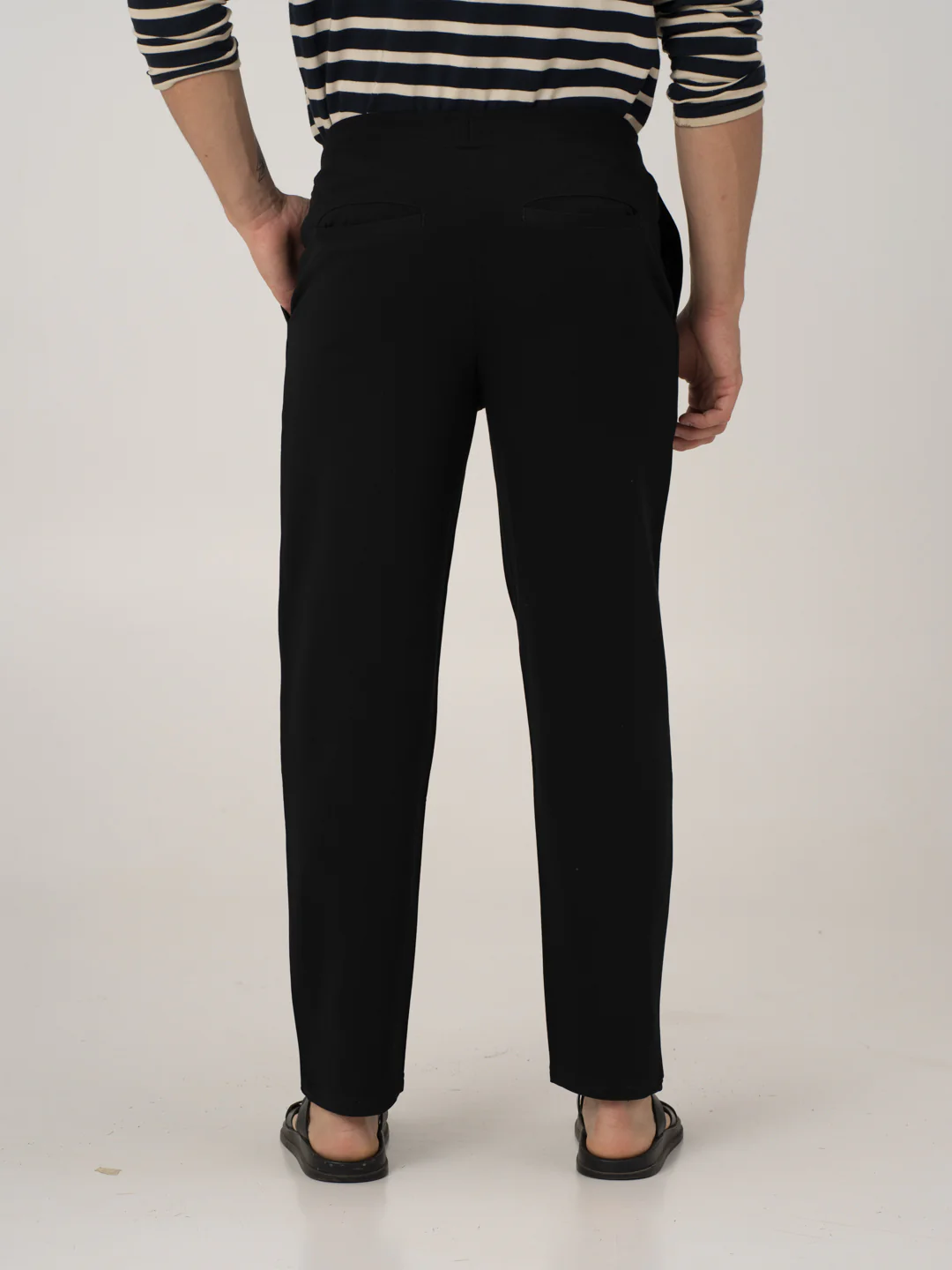 Vinyl Black Cotton Sweatpants - Image 6